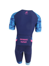 Load image into Gallery viewer, PERFORMANCE Aero Short Sleeve Tri Suit - Children